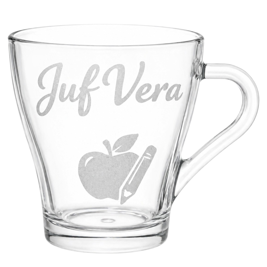 theeglas met ets juf